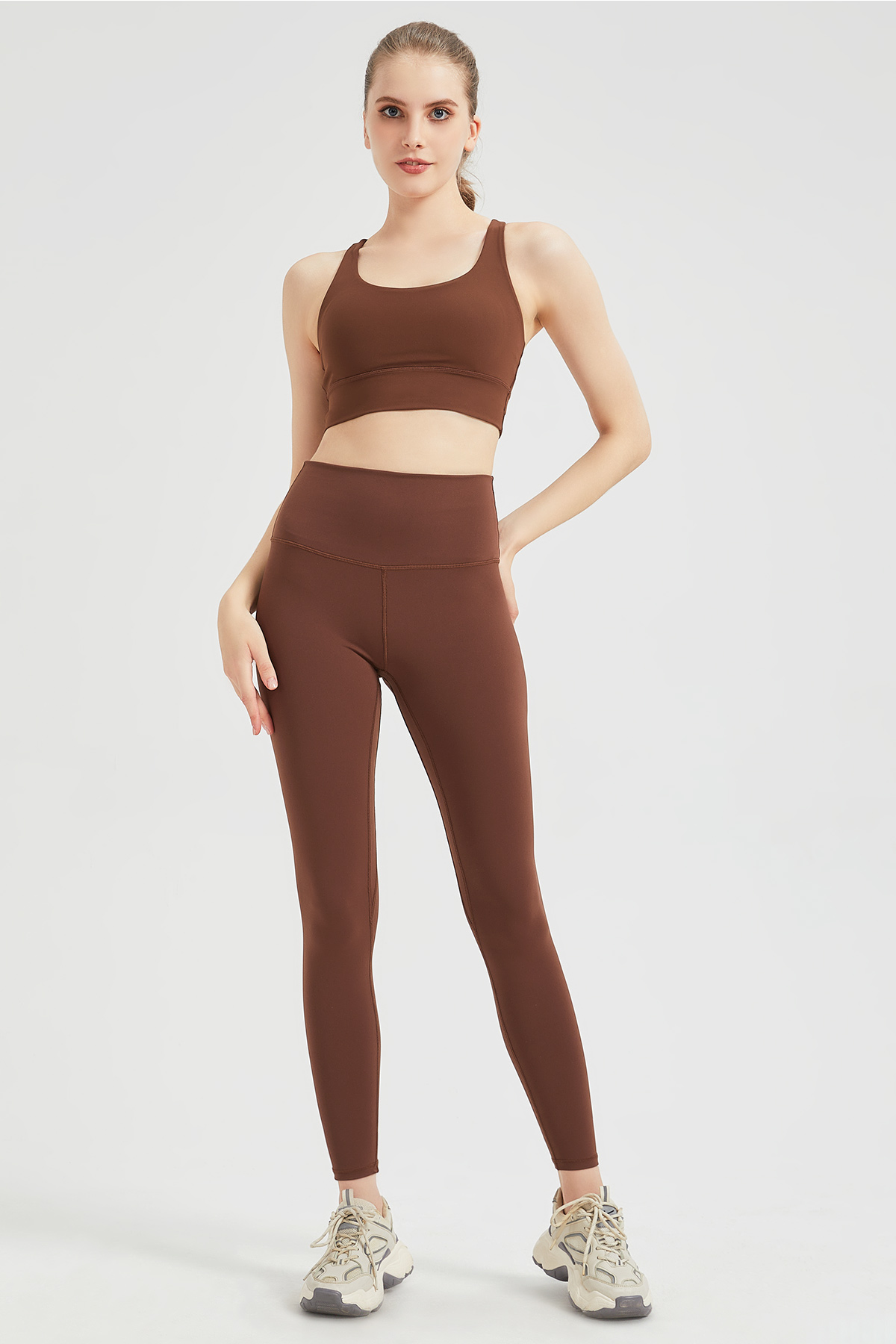 Jelrisofit Yoga High Waisted Legging 28"-Java